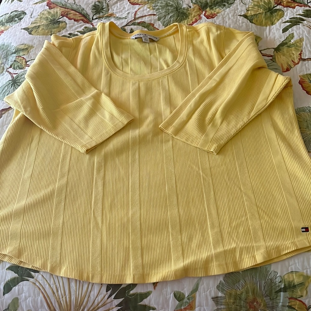 Tommy Hilfiger 3/4 Sleeve Shirt - 3X